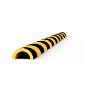 Warning and protection profiles | yellow / black | 1000 mm | Type R50